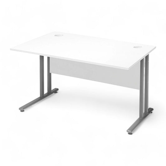 Helt nytt | Skrivebord FLEXUS, L1200 B800 H720 mm, grå laminat