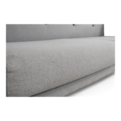 Nyrenset | Lys grå ull Eddie 3-seter sofa fra Sofacompany