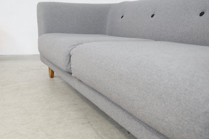 Nyrenset | Lys grå ull Eddie 3-seter sofa fra Sofacompany