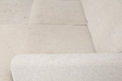 Nyrenset | Lys grå Sofacompany Conrad 3-seter sofa i ullstoff