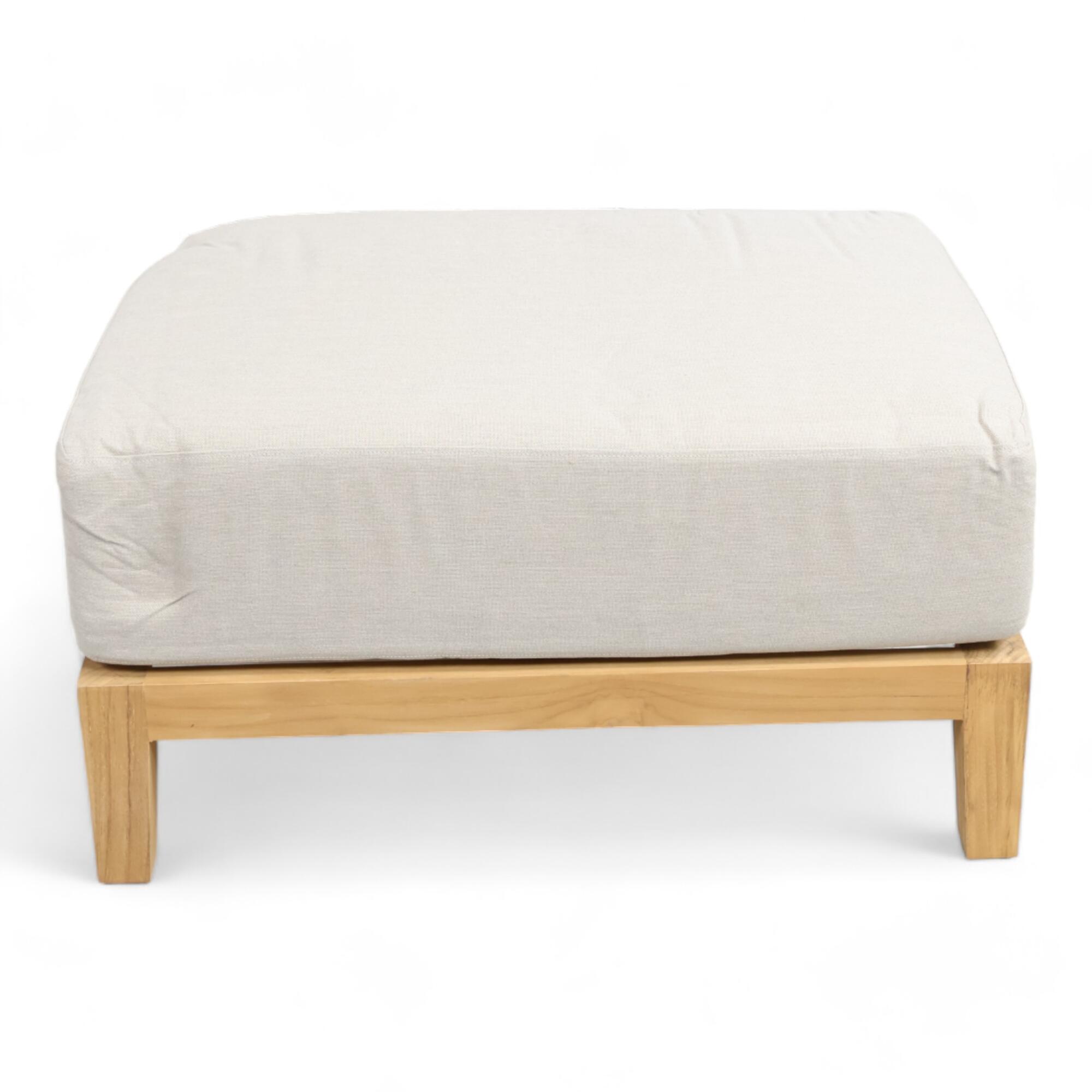 Helt nytt | North hage puff i natural teak wood – Secundo