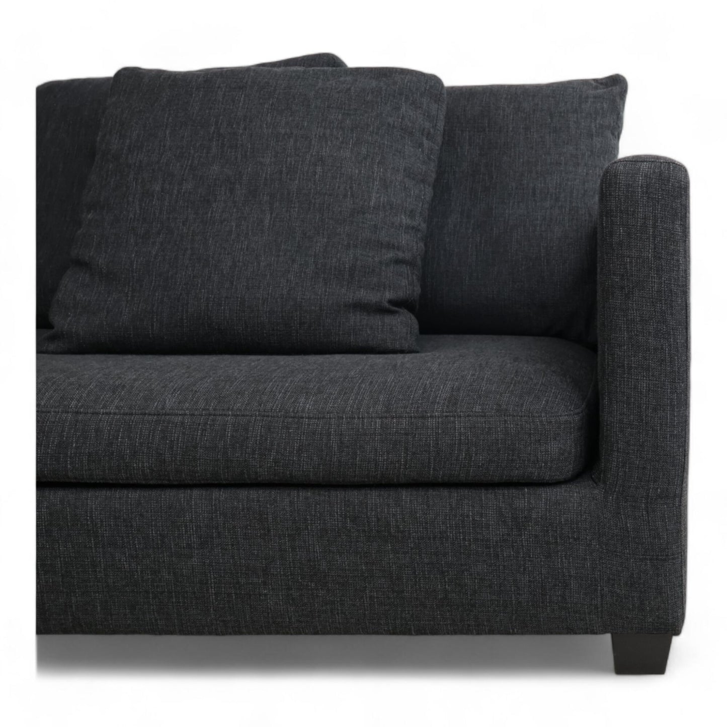 Nyrenset | Grå Habitat Viking 3-seter sofa med puff