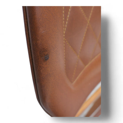 Retro spisestuestoler i teak/brun i 1960-talls stil