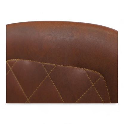 Retro spisestuestoler i teak/brun i 1960-talls stil