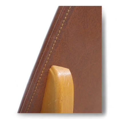 Retro spisestuestoler i teak/brun i 1960-talls stil