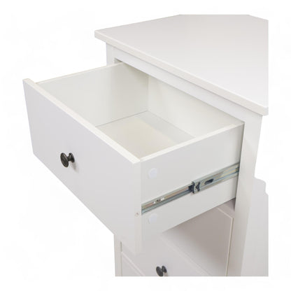 Kvalitetssikret | Jysk Kommode NORDBY 5 skuffer hvit