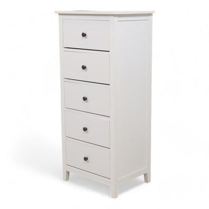 Kvalitetssikret | Jysk Kommode NORDBY 5 skuffer hvit