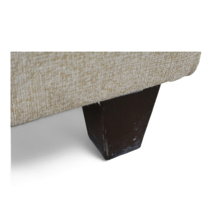 Nyrenset | Beige Jensen Pulse seng med Ikea Tuddal overmadrass, 160x200cm