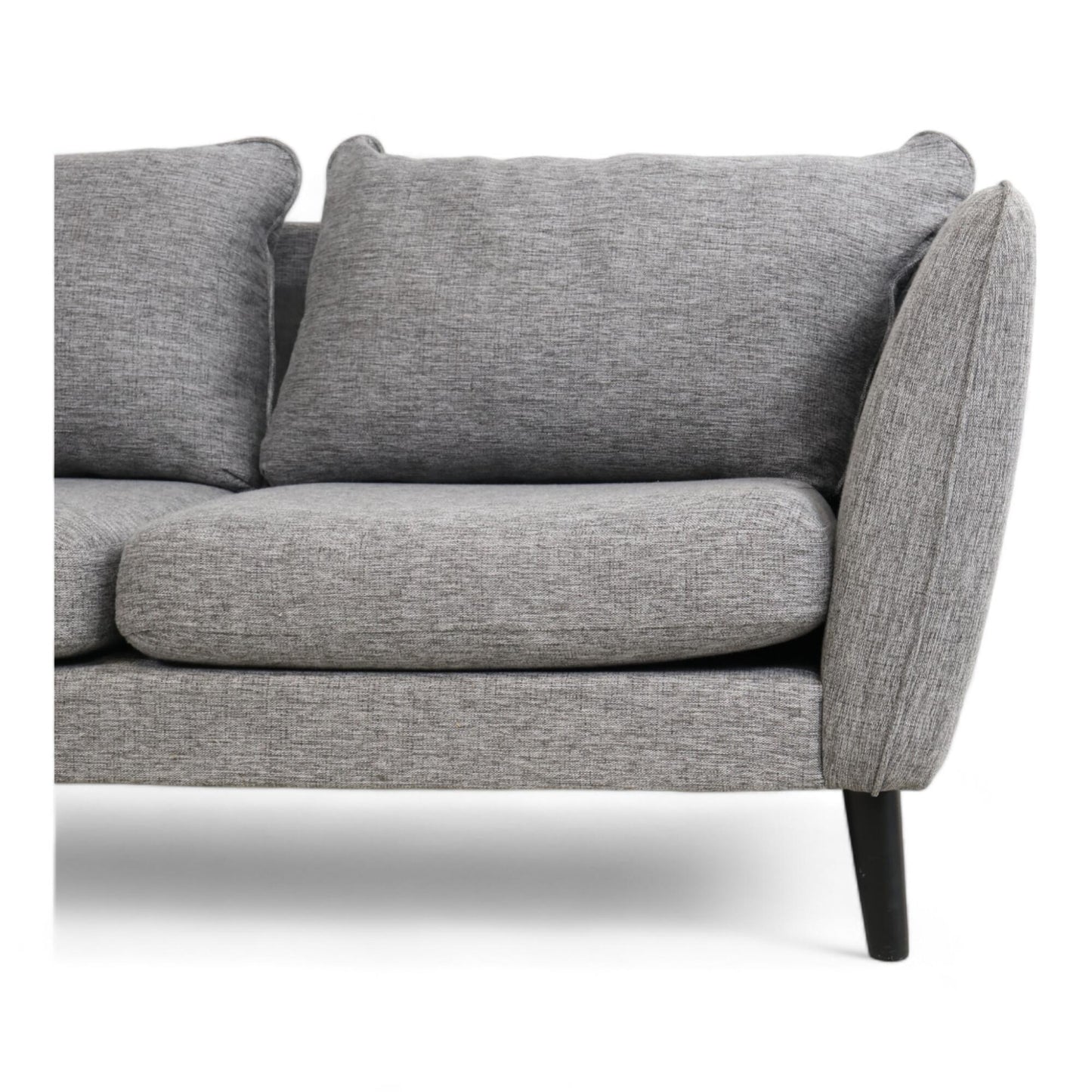 Nyrenset | Lys grå 2-seter sofa med avtagbare putetrekk