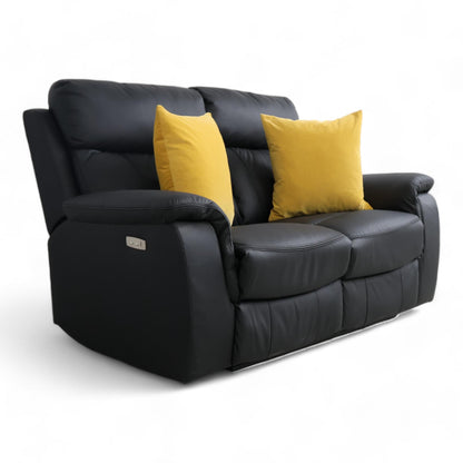 Nyrenset | Sort Mayfield 2-seter sofa
