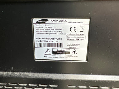 Samsung 51-tommers Plasma-TV