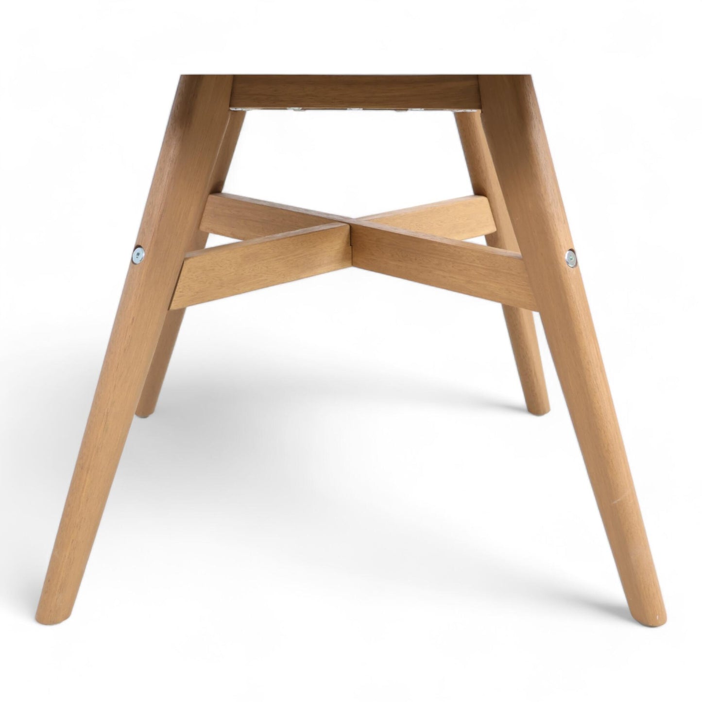 Nyrenset | IKEA Fanbyn stol med grått sete og brune ben