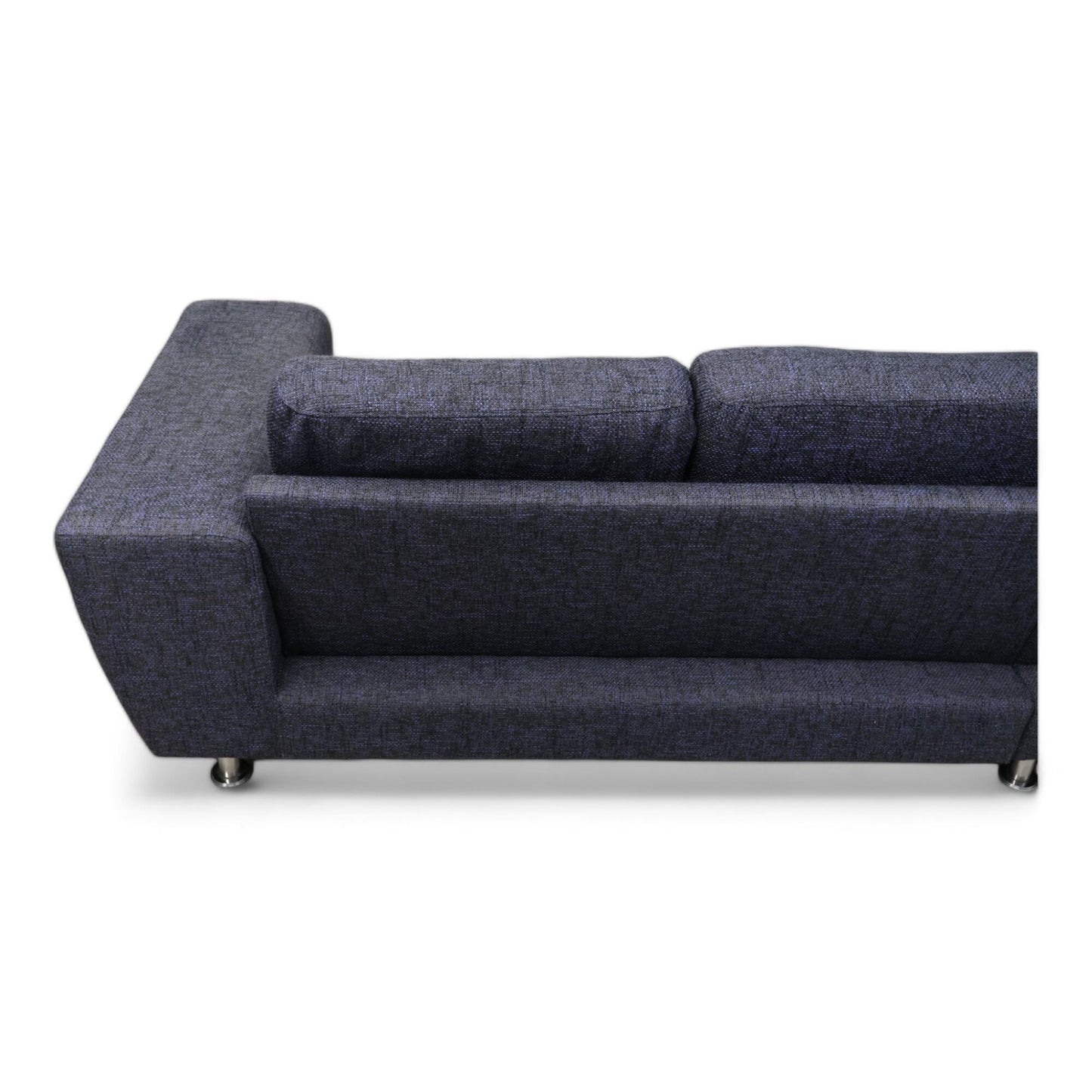 Nyrenset | Mørk grå u-sofa