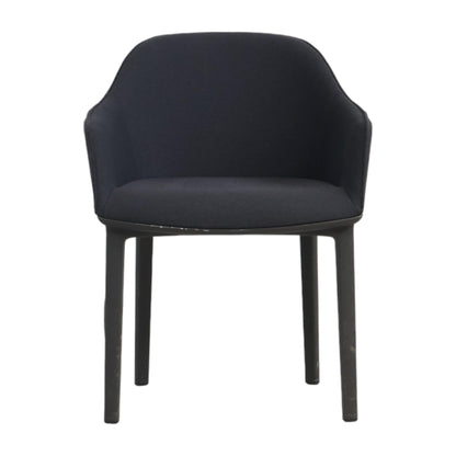Nyrenset | Vitra Softshell møteromsstol med armlener i mørk grå