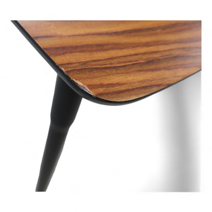 Nyrenset | LÖVBACKEN Bord, mellombrun, 77x39 cm