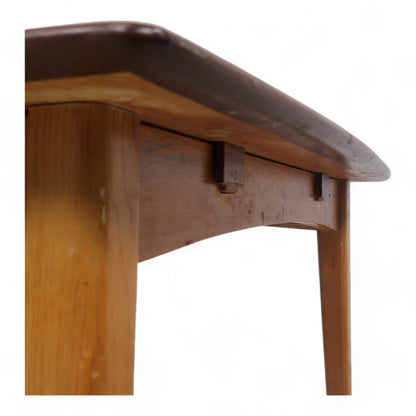 Vintage spisebord i teak med ileggsplater
