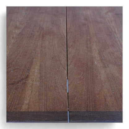 Vintage spisebord i teak med ileggsplater
