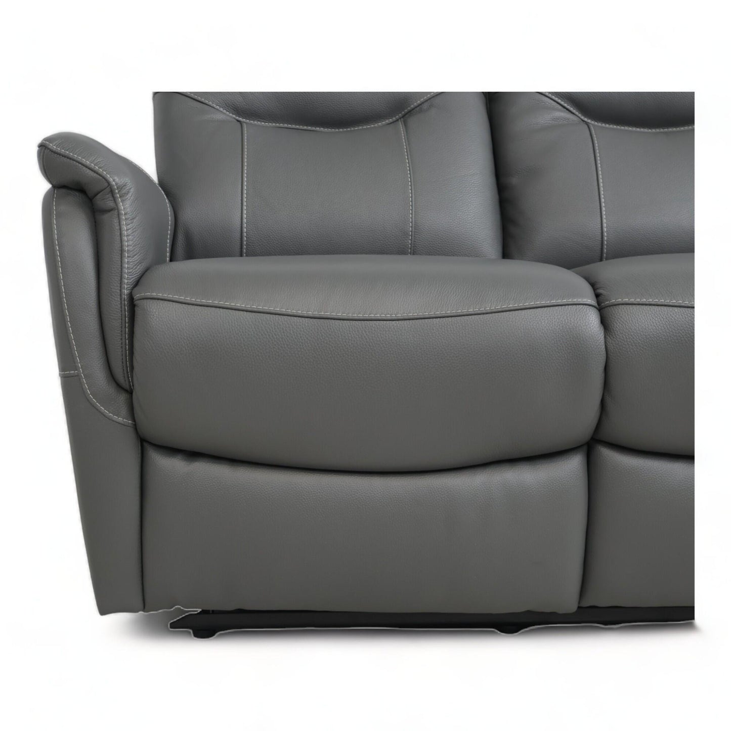 Ubrukt | Lys grå Orlando 3-seter recliner sofa