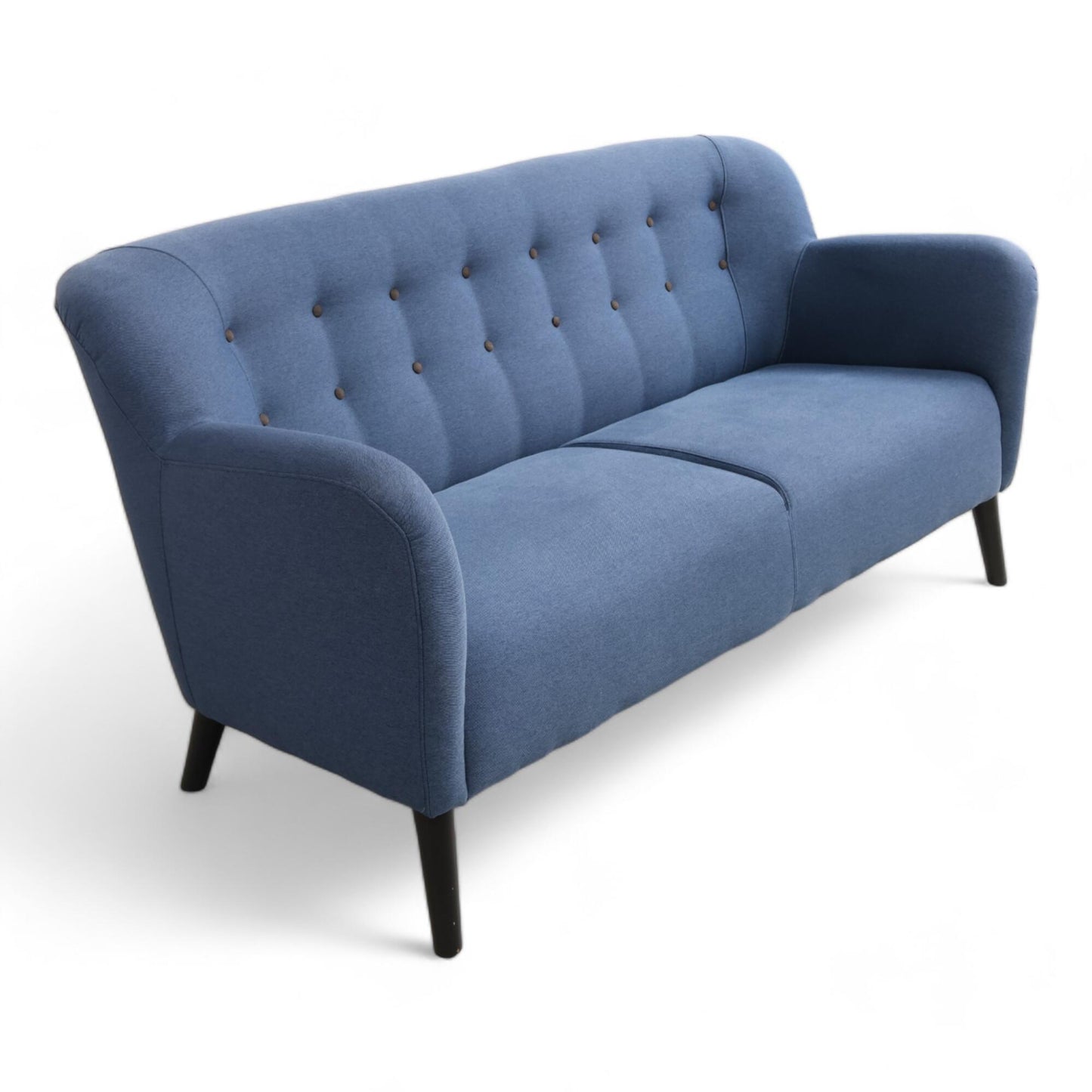 Nyrenset | Blå 3-seter sofa