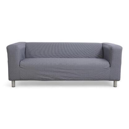 Nyrenset | IKEA Klippan 2-seter sofa i mørk grå/blå