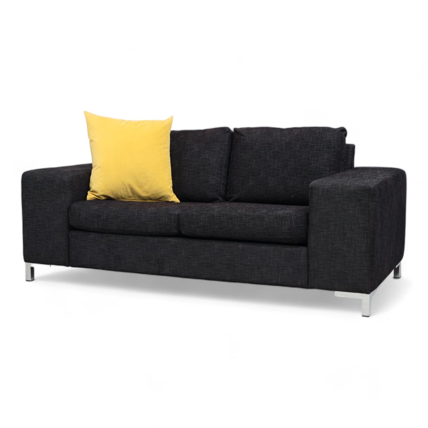 Nyrenset | 2-seter sofa i sort farge