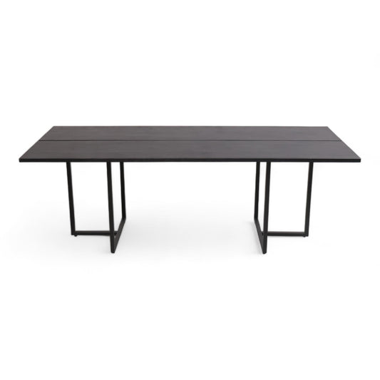 Nyrenset | Ygg & Lyng T-bord i sort, 220 cm