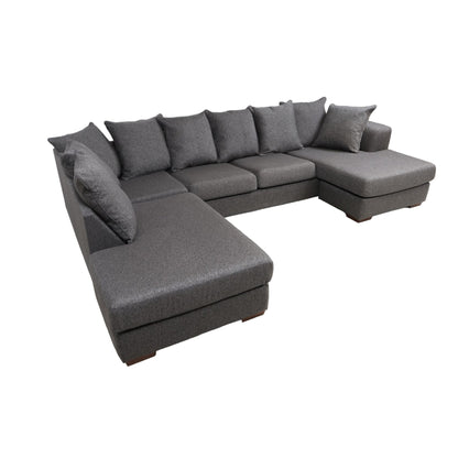 Havanna U-sofa fra A-Møbler, grå tekstil