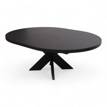Ubrukt | SixBondStreet | Somerset spisebord m/uttrekk - Ø150-200 x H75 cm - Sort