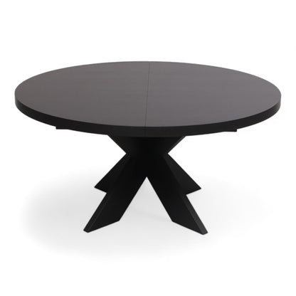 Ubrukt | SixBondStreet | Somerset spisebord m/uttrekk - Ø150-200 x H75 cm - Sort