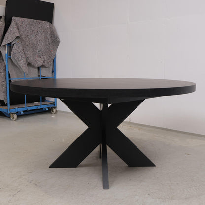 Ubrukt | SixBondStreet | Somerset spisebord m/uttrekk - Ø150-200 x H75 cm - Sort