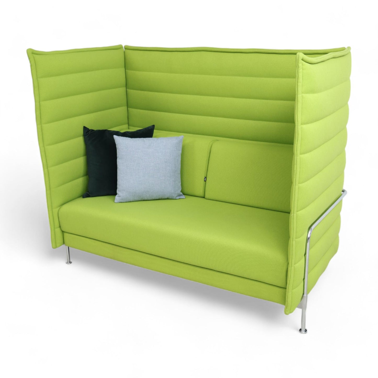 Nyrenset | Vitra Alcove Sofa 3-seter med høy rygg i grønn
