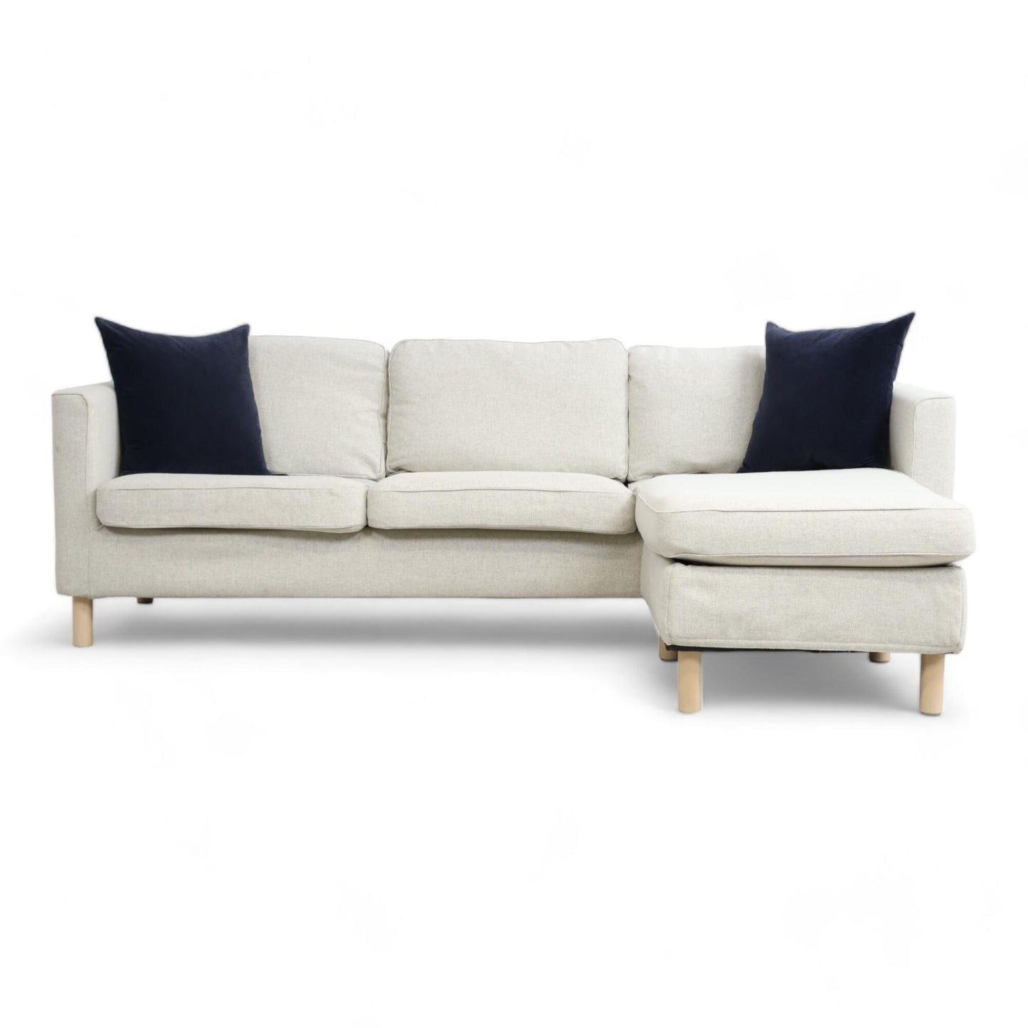 Nyrenset | IKEA PÄRUP 3-seters sofa med sjeselong i beige