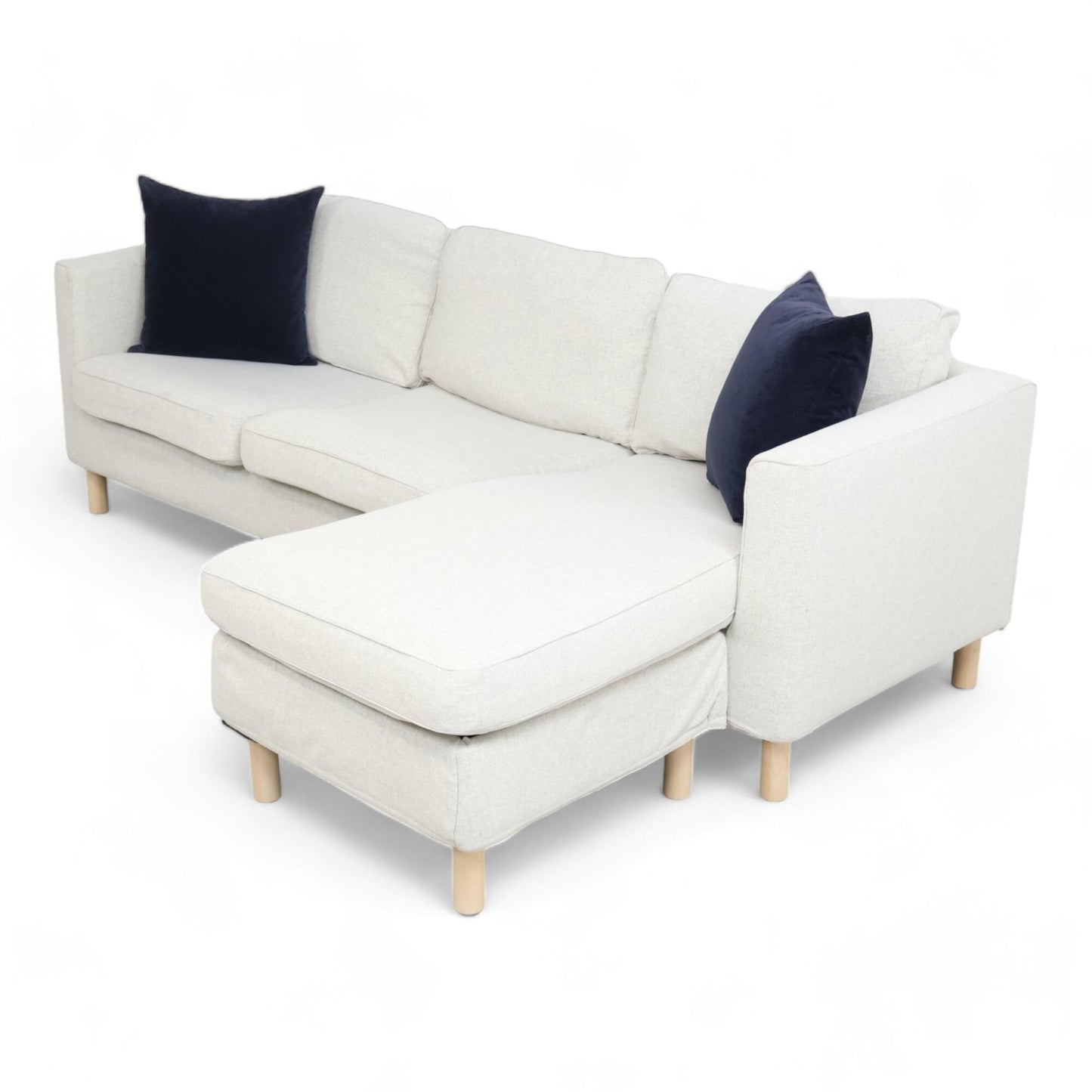Nyrenset | IKEA PÄRUP 3-seters sofa med sjeselong i beige