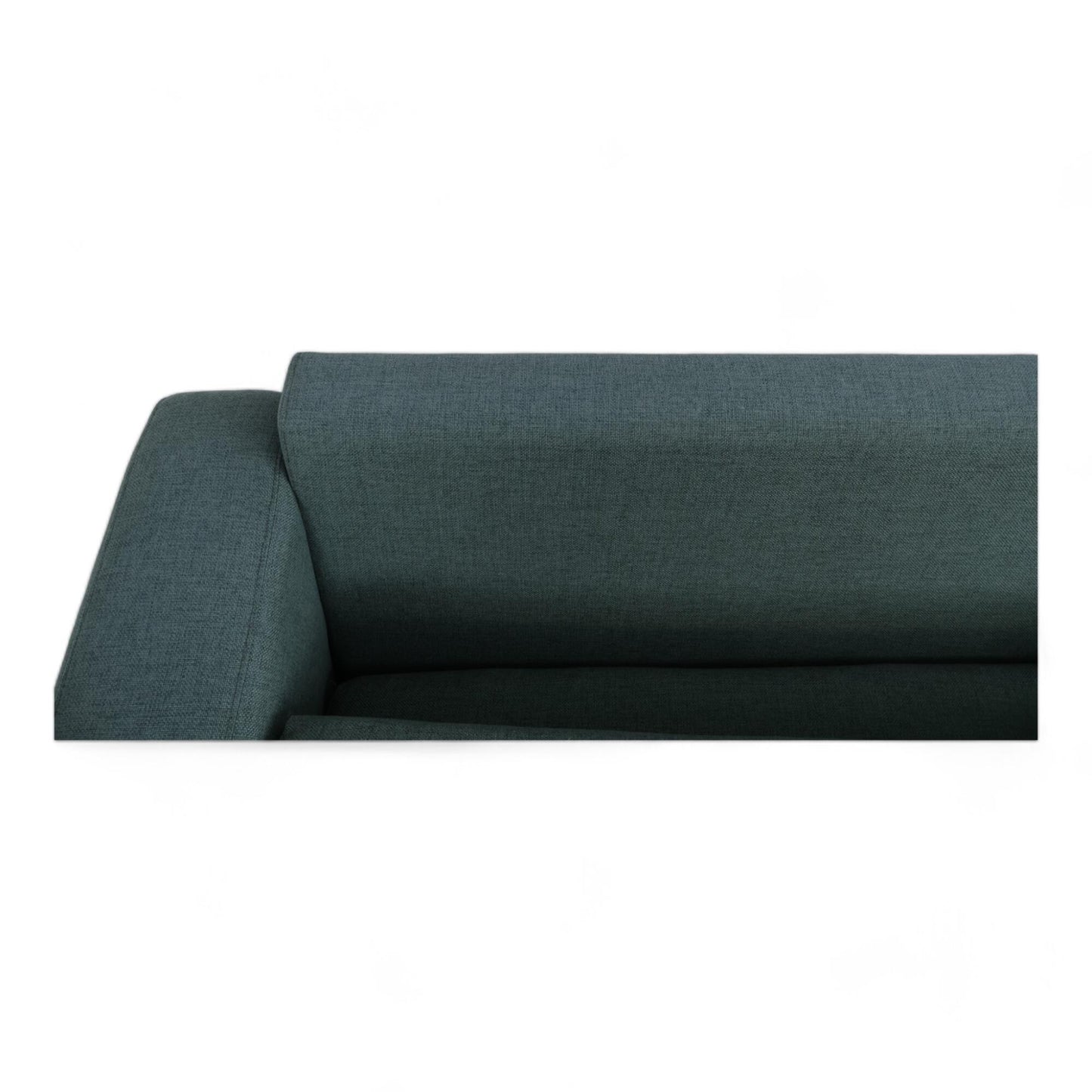 Nyrenset | Sjøgrønn Bolia Scandinavia 3-seter sofa med puff