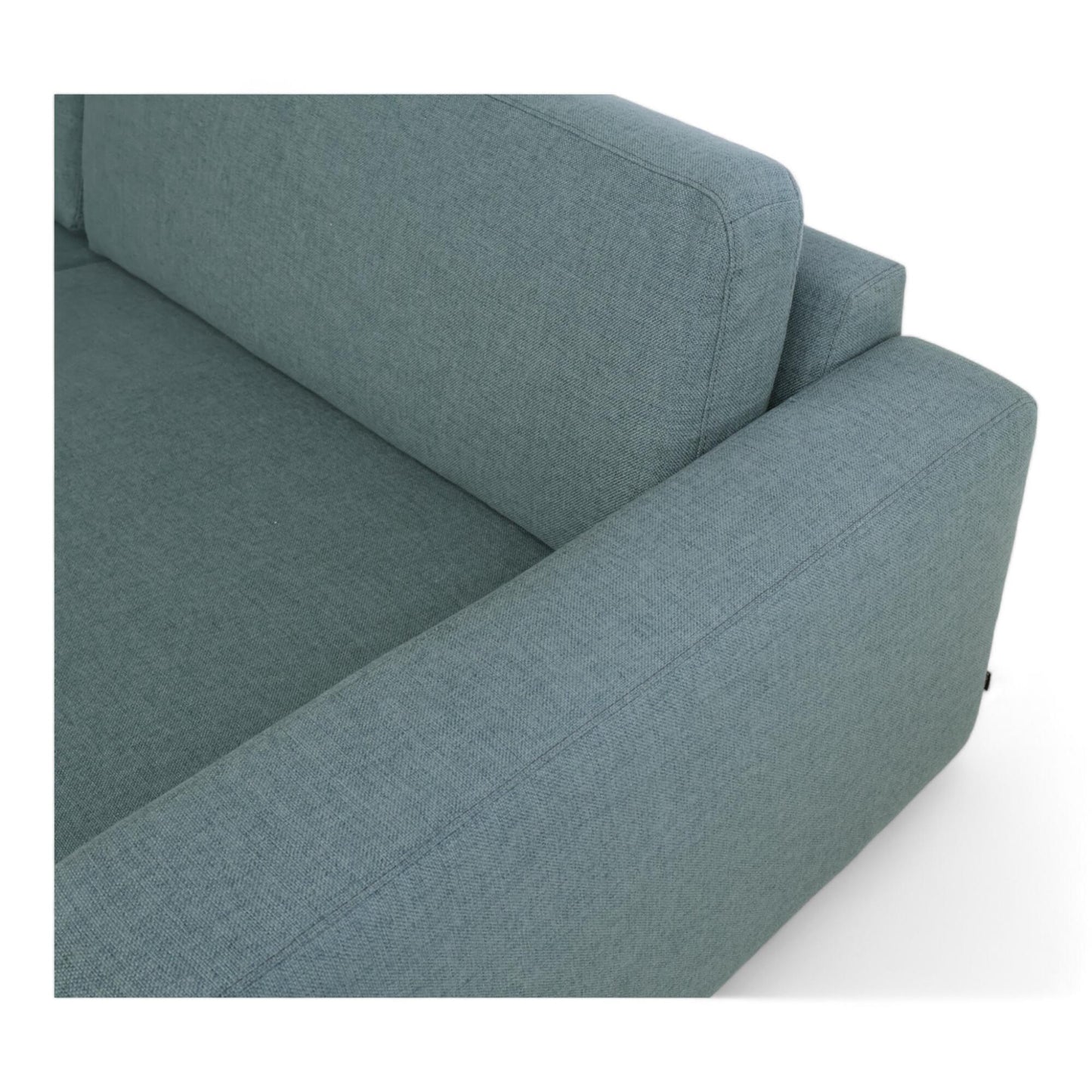 Nyrenset | Sjøgrønn Bolia Scandinavia 3-seter sofa med puff