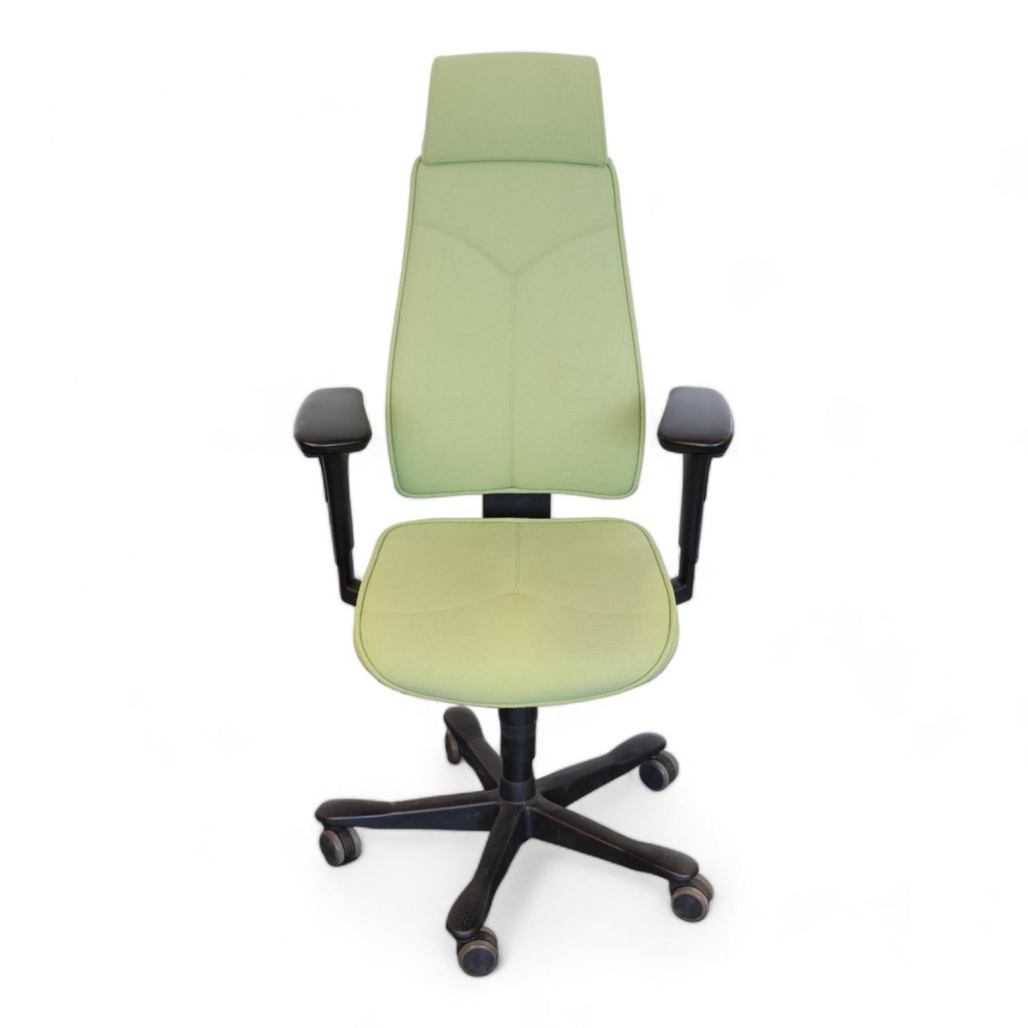 Nyrenset | Kinnarps Freefloat kontorstol i lys grønn/sort