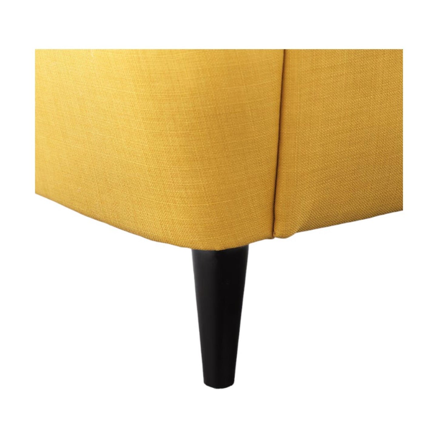 Nyrenset | Gul IKEA Strandmon lenestol med krakk