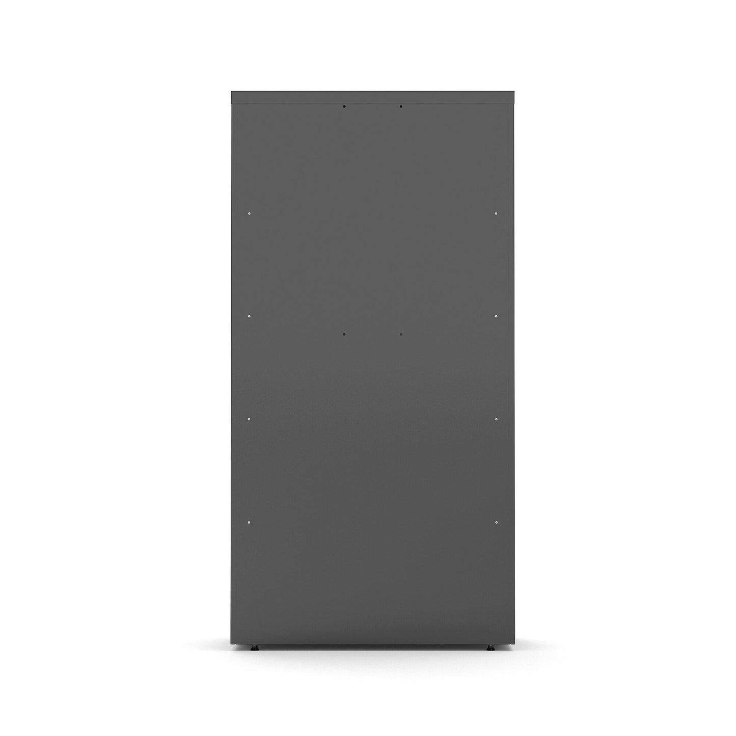 Helt nytt | Sjalusiskap STUDIO, H1950 B1000 D420 mm, svart med svarte dører