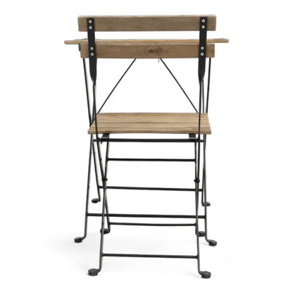 IKEA TÄRNÖ Bord + 2 stol, utendørs, svart/lys brunbeiset