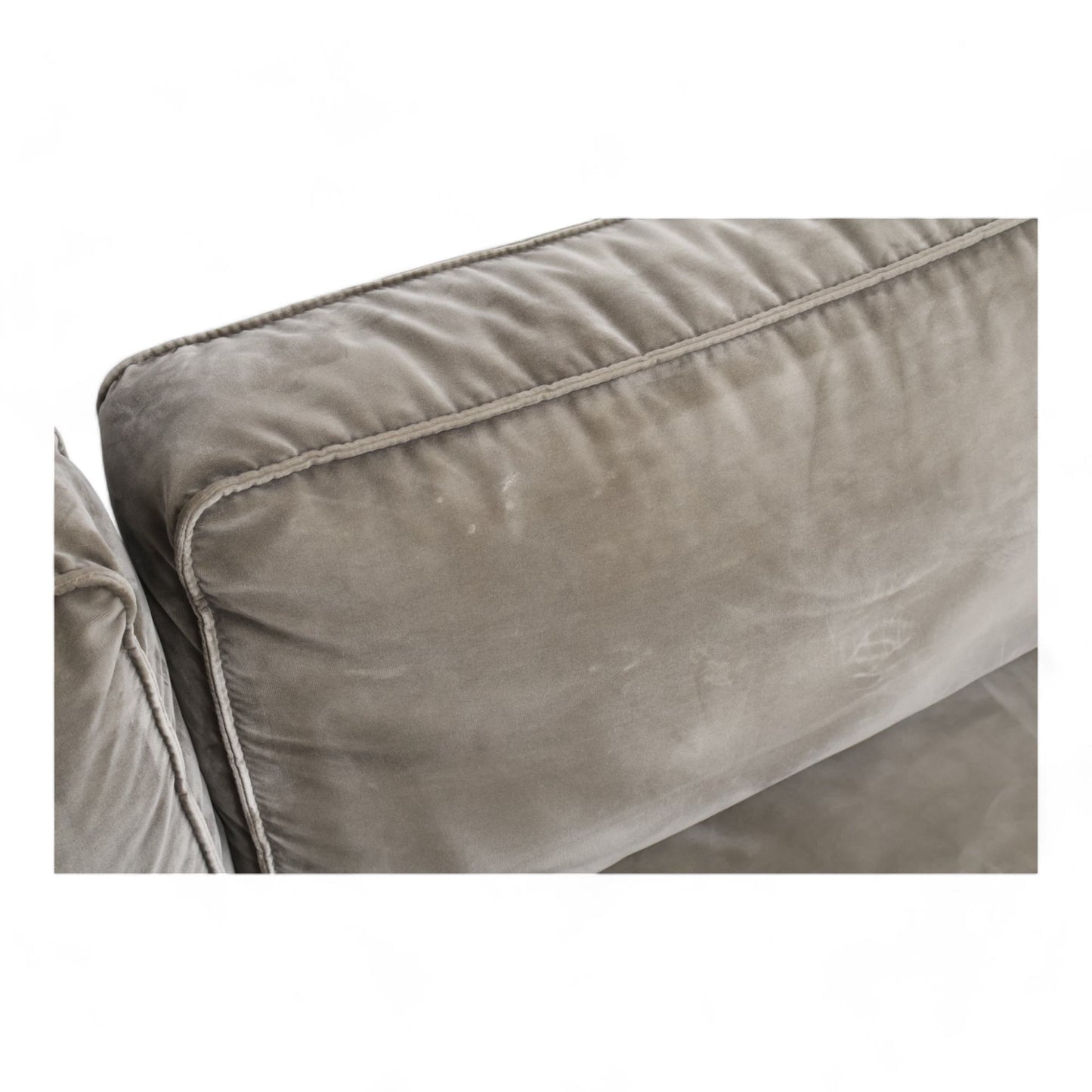 Nyrenset | June sjeselongsofa fra Home&Cottage i taupe velur