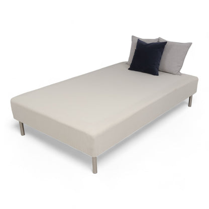 Nyrenset | Rammemadrass fra Ikea Snarum i beige, 120x200 cm