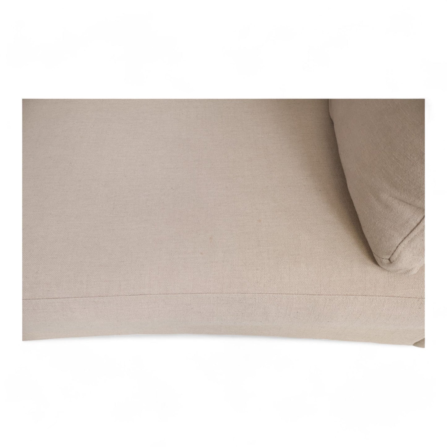 Nyrenset | Bøyd design 3-seter sofa fra Møbelringen i beige tekstil