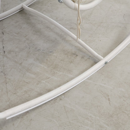 Nyrenset | Hvit hagestol med pute fra Ikea