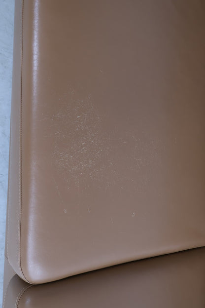 Nyrenset | Brun 3-seter sofa i skinn fra Hjellegjerde