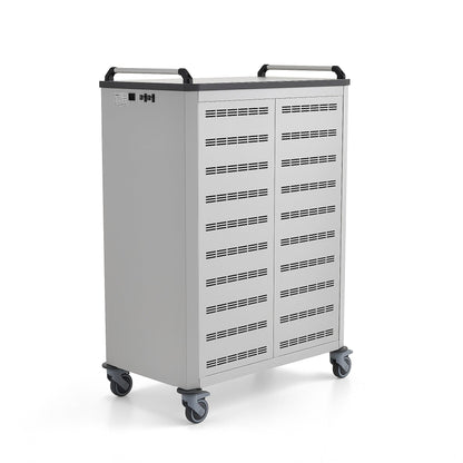 Helt nytt | Ladeskap REVIEW på hjul, 1340x915x540 mm, grå med svarte dører