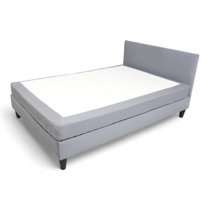 Nyrenset | Grå Ikea Säbövik seng 140x200