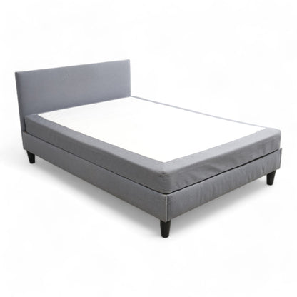 Nyrenset | Grå Ikea Säbövik seng 140x200