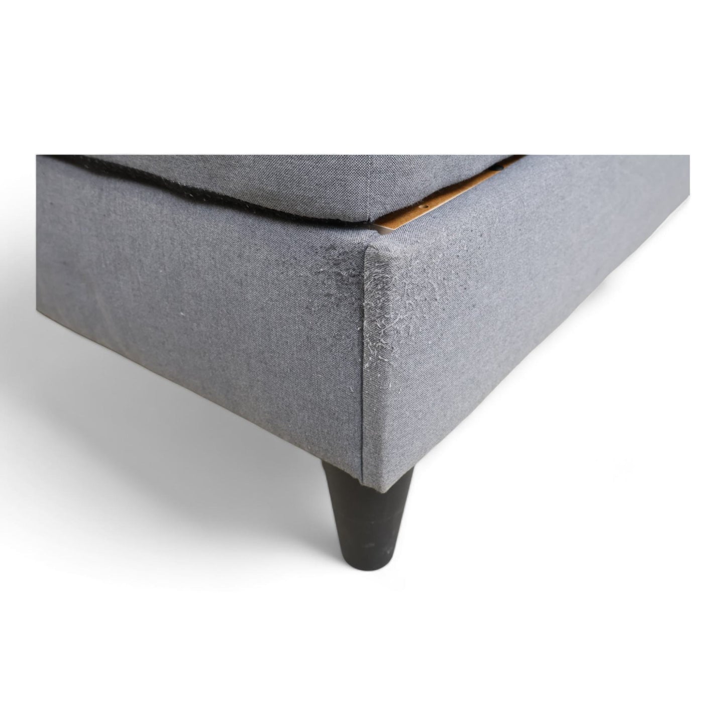 Nyrenset | Grå Ikea Säbövik seng 140x200