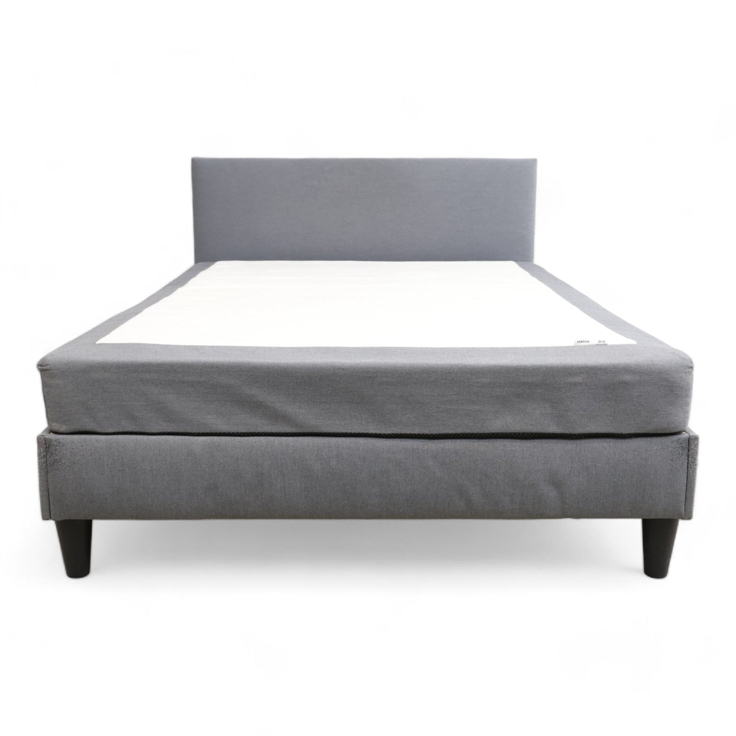 Nyrenset | Grå Ikea Säbövik seng 140x200
