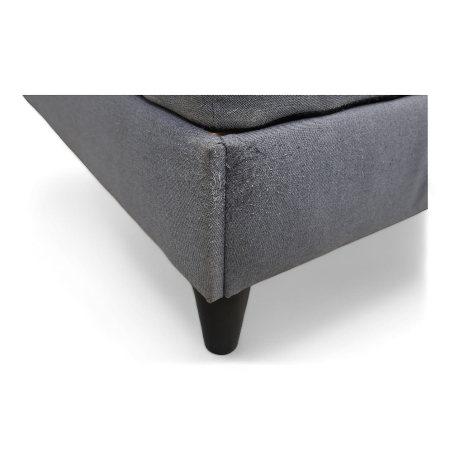 Nyrenset | Grå Ikea Säbövik seng 140x200